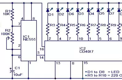Mạch đèn led nhảy múa